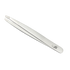 Pince oblique inox en acier inoxydable avec bout incliné pour épilation précise du visage et de la ligne du bikini