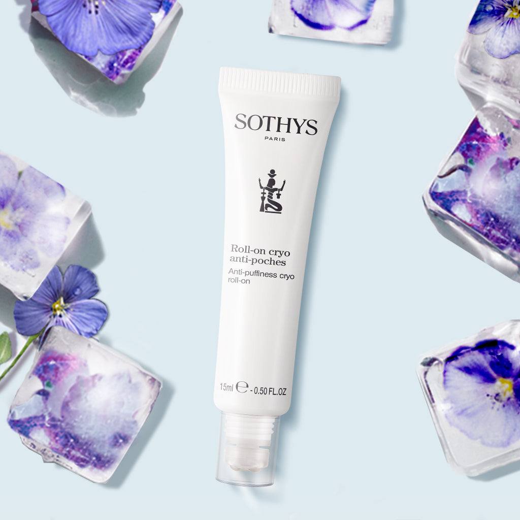 Anti-puffiness cryo roll-on