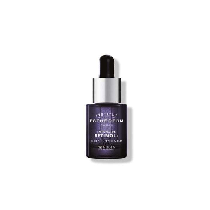 Intensive Retinol Serum bottle for anti-aging skincare.
