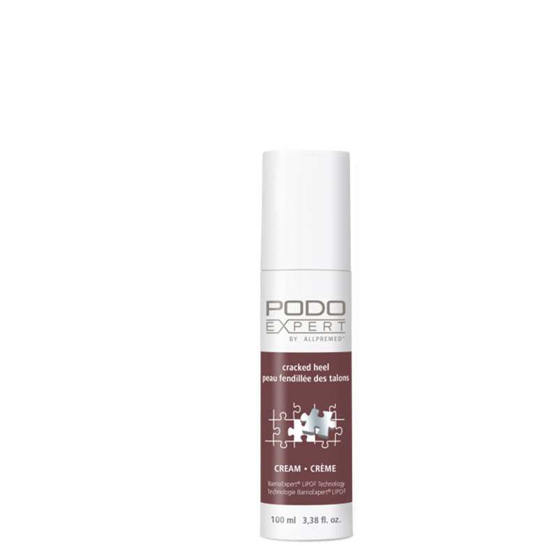 Crème réparation talons fendillés 100 ml, pour peau gercée, hydratation et protection.