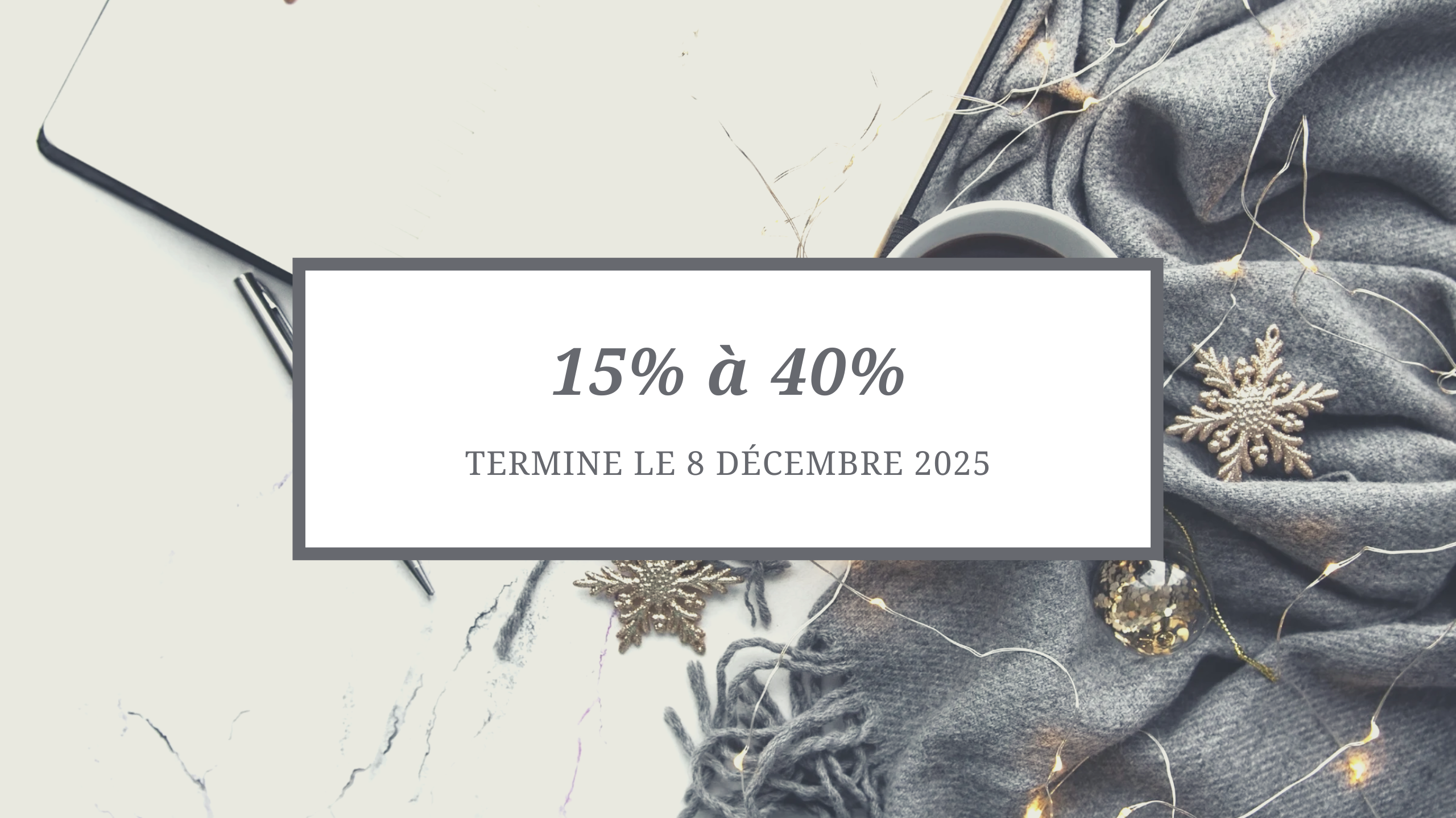 Solde éclair d'hiver