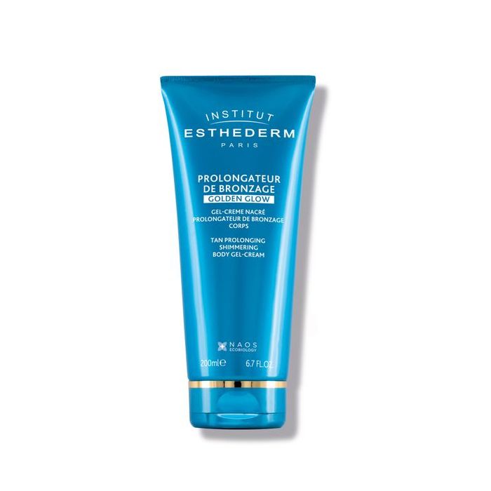 Prolongateur de bronzage golden glow gel-crème 200ml for radiant tan.