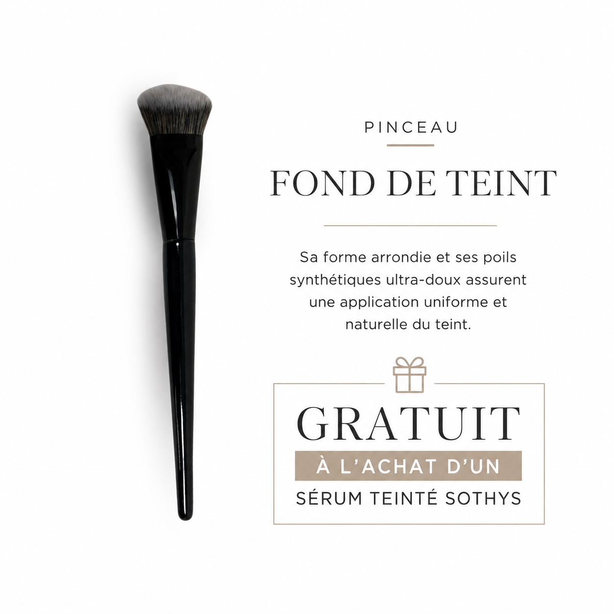 Pinceau fond teint