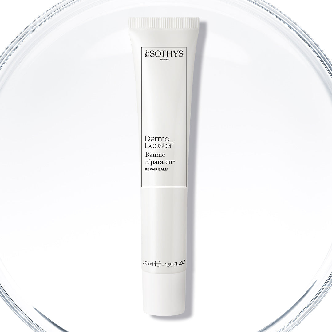 Tube of Sothys Dermo-Booster baume réparateur repair balm for all skin types, 50 ml
