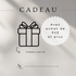 Cadeau avec achat de 95$ et plus symbole de cadeau surprise promotion esthetique