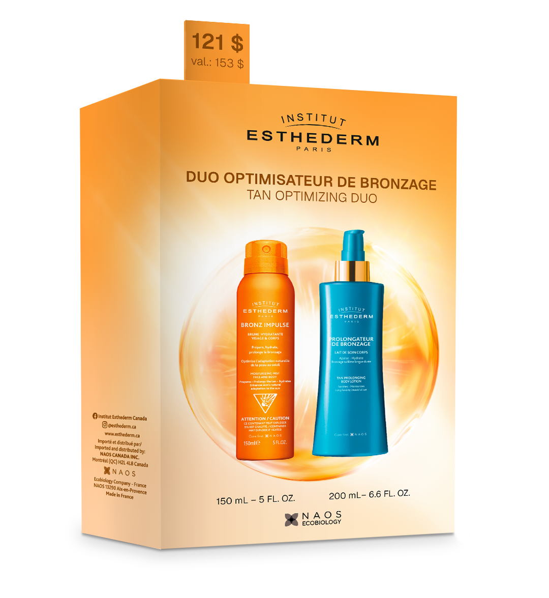 Duo-Essentiel-optimisateur-bronzage-Esthederm-Esthetique-Amelie-Laforme-Trois-Rivieres
