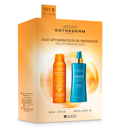 Duo-Essentiel-optimisateur-bronzage-Esthederm-Esthetique-Amelie-Laforme-Trois-Rivieres