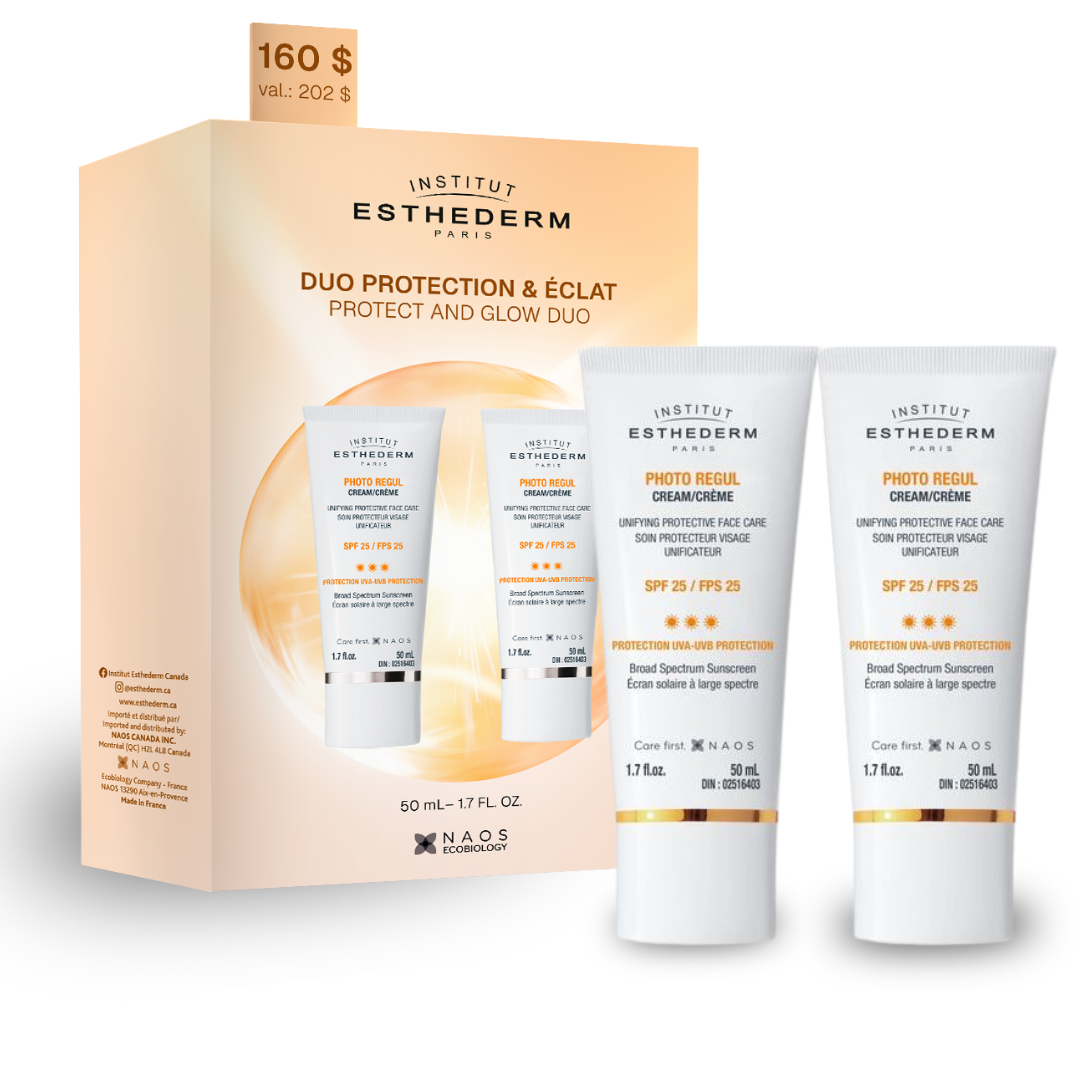 Duo pack of PhotoRegul FPS25 protective cream for sun protection and skin tone improvement