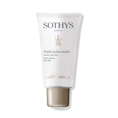Fluide hydra-matité 50ml bottle for oily skin.