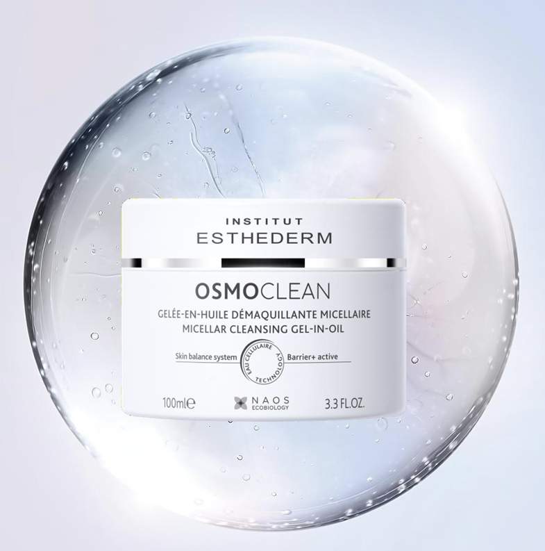 Gelee-en-huile-Deaquillant-micellaire-Osmoclean-Esthederm-Esthetique-Amelie-Laforme-Trois-rivieres