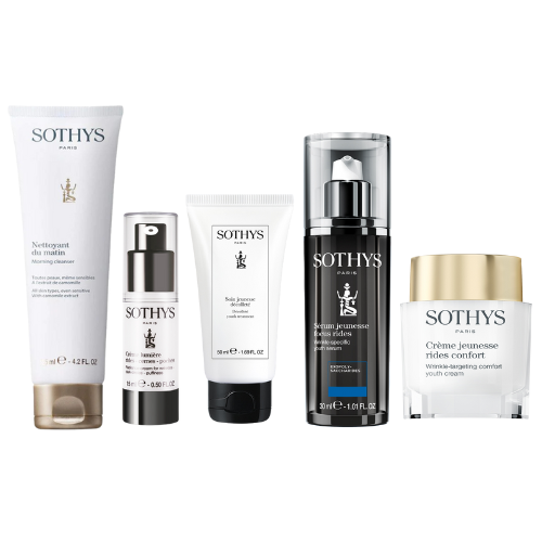 Routine Anti-âge visage, cou, décolleté - anti-aging skincare products for face, neck, décolleté.