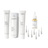 Routine booster anti-imperfection Sothys avec nettoyant, ampoules clarifiantes, sérum purifiant et crème hydratante pour peau mixte à acnéique.