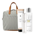 Routine coup coeur soleil skincare set with sunscreen, hydrating gel, and after-sun lotion