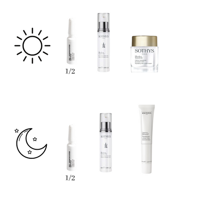 Routine booster hydratation satin