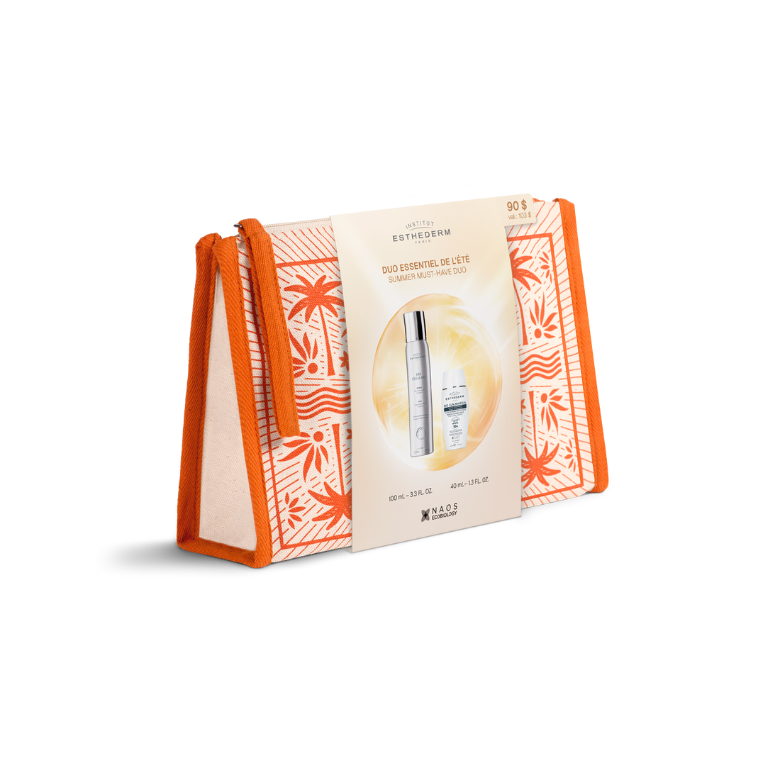 Pochette-coffret-no-sun-essentiel-ete-esthederm-esthetique-amelie-laforme-trois-rivieres