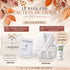 Pochette Cadeau cartonnée Sothys avec ruban doré, accompagnée d’échantillons et d’un masque en feuille Vitamine C.