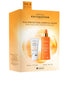 Coffret solaire avec crème visage FPS25 et lotion corps FPS30 pour protection corps & visage, bronzage et anti-âge