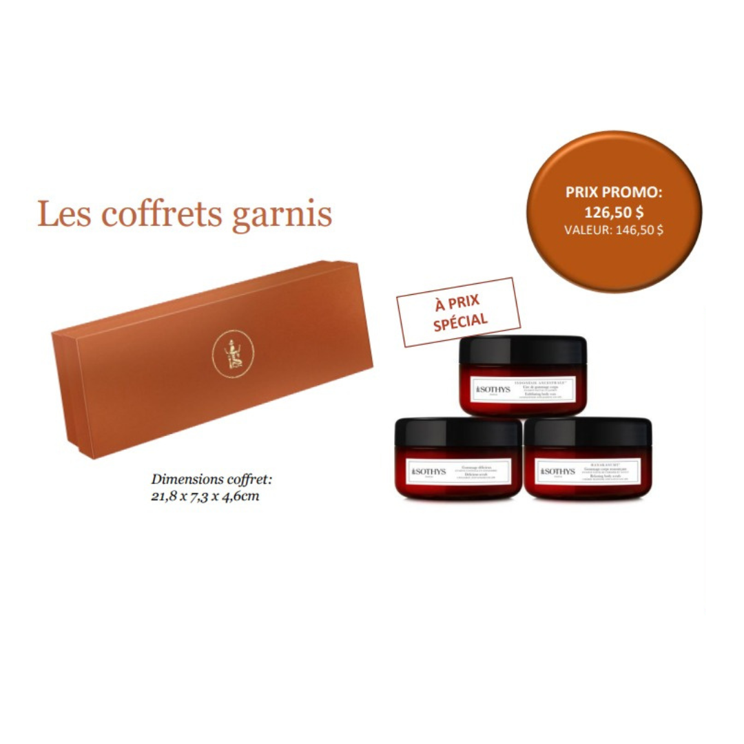 Coffret trio gommage corps - Édition limitée