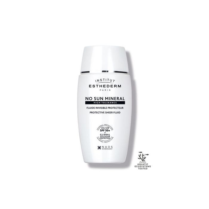 NO SUN MINERAL haute tolérance SPF50+ fluide protecteur.