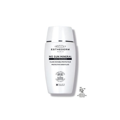 NO SUN MINERAL haute tolérance SPF50+ fluide protecteur.