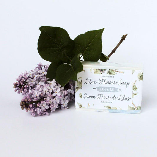 Dot&amp;lil . Lilac flower soap