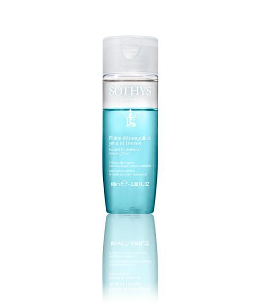 Eye and lip make-up remover fluid